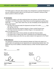 Green White Navy Clean Project Joint Venture Agreement - Page 4