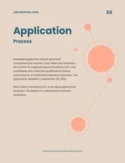 Orange And Blue Dot Simple Job Proposal - Page 5