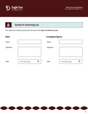 Private Investigator Contract Template - صفحة 3