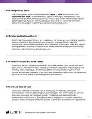Merchandise Consignment Contract Template - page 2