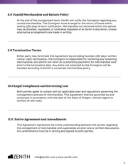 Merchandise Consignment Contract Template - page 3