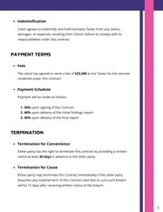 Penetration Testing Contract Template - Seite 5