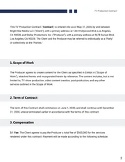 TV Production Contract Template - صفحة 2