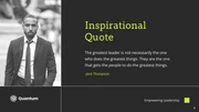 Black Green White Minimalist Modern Leadership Presesntation - Page 4
