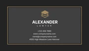 Black Simple Corporate Lawyer Business Card - Page 2