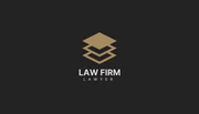Black Simple Corporate Lawyer Business Card - Page 1