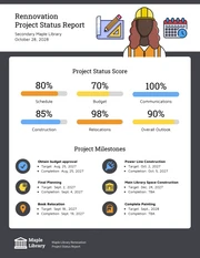 Project Status Report Example - Page 2