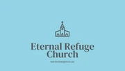 Simple Cool Gradient Blue Business Church Card - Page 1