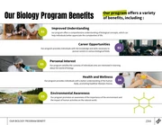 Green and Purple Biology Program Education Presentation - Page 4