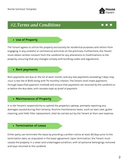 House Rental Contract Template - Page 2