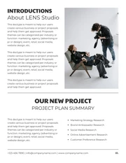 Black And White Modern Minimalist Studio Photography Project Plans - Page 2