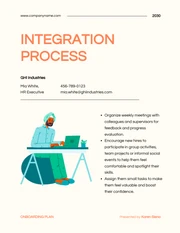 Cream And Orange Illustration Onboarding Plan - Page 4