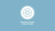 Baby Blue Minimalist Aesthetic Yoga Business Card - page 1