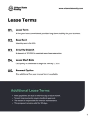 Lease Proposal Template - صفحة 4