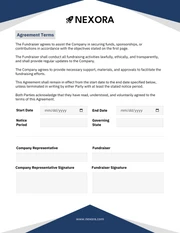 Fundraising Contract Template - Page 2