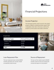 Real Estate Loan Proposal template - page 4