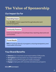Nonprofit Organization Sponsorship Proposal - page 2