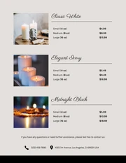 Candle Price List Template - صفحة 2