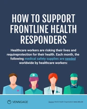 Support Healthcare Workers Instagram Carousel Post Slides - Página 1