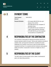 Business Remodeling Contract Template - صفحة 3