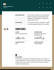 Business Remodeling Contract Template - Page 5