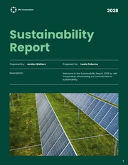 Sustainability Report - Page 1