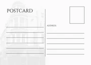 White And Black Minimalist Staycation Thank You Postcard - Page 2