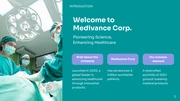 Emerald Green Purple Clean Medical Presentation - Page 1