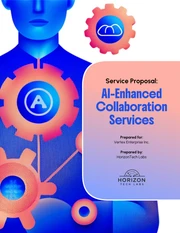 B2B AI Collaboration Service Proposal Template - Pagina 1