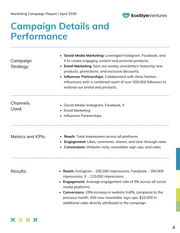 Marketing Campaign Report Template - Seite 4