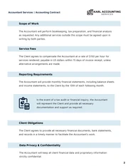 Accounting Contract Template - صفحة 2