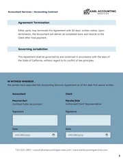 Accounting Contract Template - صفحة 3