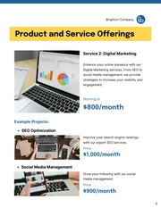 Company Catalog Template - page 5