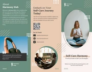Self-Care Strategies Accordion-Fold Brochure - Page 1