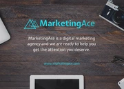 Minimal Digital Marketing Business Postcard - Page 1