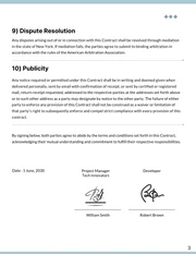 Freelance Software Development Contract Template - page 3