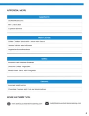 Wedding Catering Contract Template - page 4