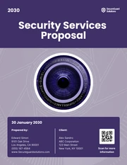 Security Services Proposal Template - Página 1