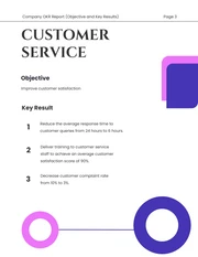 White Shape Minimalist Colorfull OKR Report - Page 3