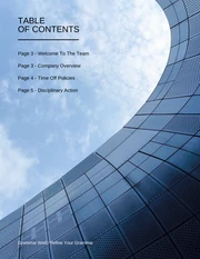 Simple Corporate Employee Handbook - Página 2