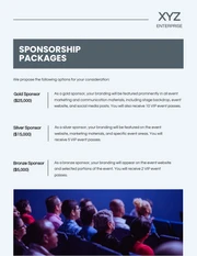 Gray Monochrome Sponsorship Proposal - Page 5
