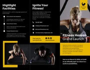 Fitness Center Grand Opening Brochure - Page 1