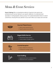 Catering Proposal Template - page 3