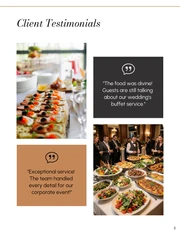Catering Proposal Template - page 5