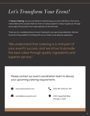 Catering Proposal Template - page 6