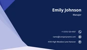 Navy Modern Professional Tech Solution Business Card - page 2
