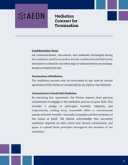 Mediation Contract Template - page 2