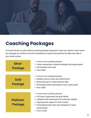 Career Coaching Proposal - Page 3