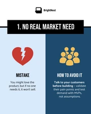 Startup Business Survival LinkedIn Carousel Template - Page 3
