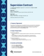Supervision Contract Template - Página 1